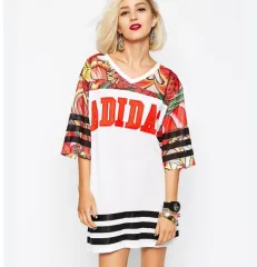 adidas RITAORA レディースXS Tシャツ　着物　総柄　刺繍ロゴ 2025年最新】rita ora adidasの人気アイテム - メルカリ