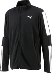 【新品】【Sサイズのみ】puma（プーマ）DRY CELL スポーツ ウェア 長袖 フルジップ パーカー メンズ トレーニングブラスタージャケット プーマブラック×プーマホワイト 519973-01-S