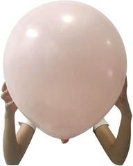 Lumierechat バルーン 風船 巨大 大きい 24インチ 60cm マカロン パステルカラー 誕生日 結婚式(マカロンオレンジ,  10枚)