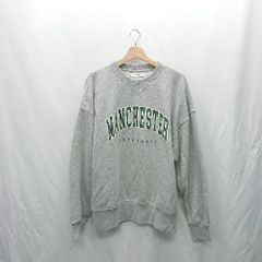 ◇ ⊇ Discoat ディスコート ビッグシルエット 長袖 トレーナー サイズF グレー レディース E  【1410290065129】