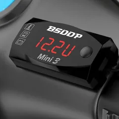 電池式　デジタル電圧計付き　バイク　ハーレー　ETC 5d430b21aa119cacfcc1d1b6a147b7