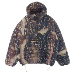 Supreme シュプリーム ダウンジャケット 23AW Micro Down Half Zip Hooded Pullover Deer マイクロ ダウン ディル ハーフ ジップ ホーデット プルオーバー L【中古】のサムネイル