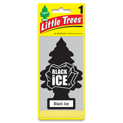 【Black Ice (ブラックアイス)】Little Trees リトルツリー エアフレ 芳香剤 エアフレッシュナー 吊り下げ アメリカン雑貨