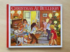 ★クリスマス★ リンドグレーン＆ヴィークランド「CHRISTMAS AT BULLERBY」やかまし村のクリスマス　スウェーデン　北欧　アンティーク絵本　ビンテージ絵本
