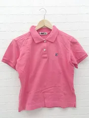 ◇ FILA フィラ 半袖 ポロシャツ L ピンク系 *  【1002800160686】