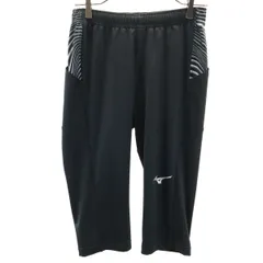 Mizuno ミズノ トレーニング 6分丈 パンツ L ブラック系 メンズ 古着