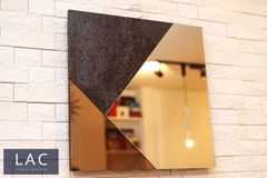 LAC☆ウォールアート ミラー 鏡 オブジェ デザイナーズ 鏡 AB0009