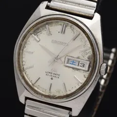 SEIKO ロードマチック手巻き時計 シルバー文字盤 セイコー ロードマチック 25石・自動巻き・5606-7010 シルバー