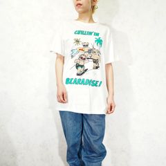 クママ様】未使用タグ付き ビアズリー マルタックTee ライトグレー