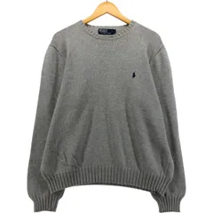 古着 ラルフローレン Ralph Lauren POLO by Ralph Lauren コットンニットセーター メンズL相当/eaa489502