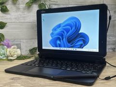 富士通 ARROWS Tab Q507 防水PCタブレット[Atom x5-Z8550 1.44GHz/RAM:4GB/SSD:64GB/10.1インチ]Win 11 キーボード付 動作品