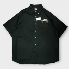 ハーレーダビッドソン 半袖ワークシャツ Harley-Davidson シャツ XL ブラック NHRA Screamin' Eagle スクリーミンイーグル 古着