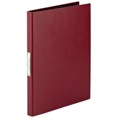 Gクラッセ モノクロームカラード クリアーファイル A4S レッド PAMC-132RD （1点）