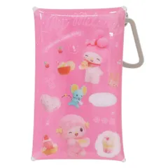 【メール便】マイメロディ ミニポーチ クリアマルチケースS マイメロディ＆クロミ サンリオ マリモクラフト 小物入れ キャラクター グッズ 