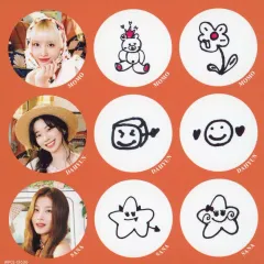 【中古】シール・ステッカー モモ＆サナ＆ダヒョン メンバー手書き落書きステッカー 「CD #TWICE5 通常盤」 封入特典
