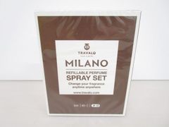 【送料無料】☆新品未開封品☆TRAVALO MILANO リフィラブル 香水 パフューム アトマイザー スプレーセット②   ブラウン［759-361-1000_0407］