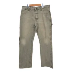 Dickies ディッキーズ ダック ペインターパンツ ブラウン (メンズ W33 L32) 中古 古着 S9263