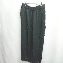 ◇ Θ ZARA ザラ ウエストゴム イージーパンツ テーパードパンツ サイズM ブラック レディース E  【1411280048191】