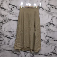 美品<!-利用不可文字-!>　グリーンレーベルリラクシング　GREEN LABEL RELAXING ロングフレアスカート　【36】 ベージュ　シンプル　上品　大人　定番　キレイ　かわいい　春　夏
