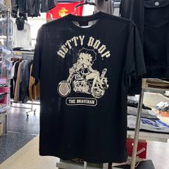 XL あり‼️THE BRAVEMAN ブレイブマン⚫︎コラボ　BETTYBOOP ベティブープ　半袖　Tシャツ　UVカット　吸水速乾　ブラック