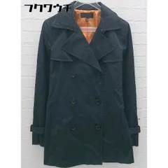 ◇ ◎ ICB アイシービー ウエストベルト付 長袖 トレンチ コート サイズ11 ネイビー レディース 【中古】 【1102230017533】
