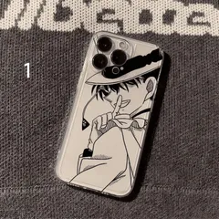 怪盗キッド まじっく快斗 ソフトゲル iPhone 全機種対応 ケース カバー 名探偵コナン※購入後取引メッセージに希望No.と機種を入力（例：「No.1 IPhone 15希望」） ※未記載の場合は発送不可