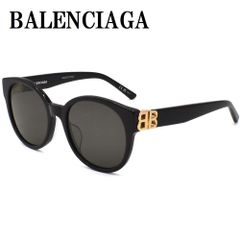 バレンシアガ BALENCIAGA BB0134SA 001 55mm サングラス アジアンフィット アイウェア グレー ブラック