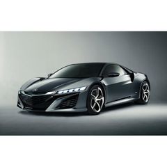 絵画風 壁紙ポスター (はがせるシール式) ホンダ アキュラ NSX(2代目)コンセプト 2013年 キャラクロ NSXN-009W2 (ワイド版 603mm×376mm) ＜日本製＞ ウォールステッカー お風呂ポスター