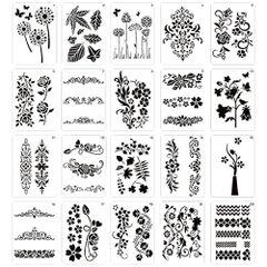 Copeflap ステンシルシート ステンシル 20枚組 描画 テンプレート ス
