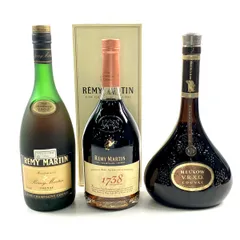 『古酒』Remymartin 、Courvoisier 、Meukow 3点 MEUKOW V.R.X.O ミュコー 古酒 MEUKOW/ミュコー VRXO 750ml 40