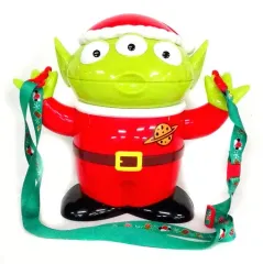 【中古】食器その他(キャラクター) リトルグリーンメン ポップコーンバケット(ストラップ緑) 「クリスマス・ファンタジー2014/クリスマス・ウィッシュ2014」 東京ディズニーリゾート限定 