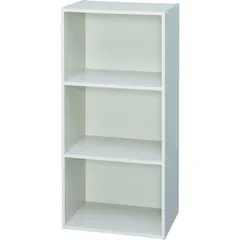 【 新品 未開封 】 アイリスオーヤマ カラーボックス 3段 (約幅41.5×奥行29×高さ88ｃｍ/オフホワイト) 未使用 送料無料のサムネイル