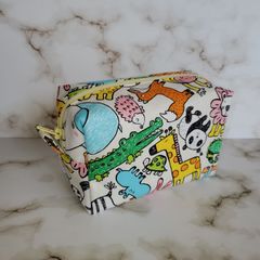 ハンドメイド ポーチ ボックスポーチ No.99