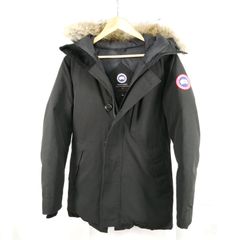 CANADA GOOSE Jasper メンズ カナダグース ジャスパー ダウン ジャケット ブラック 黒 M MM 3438JM リアルファー
