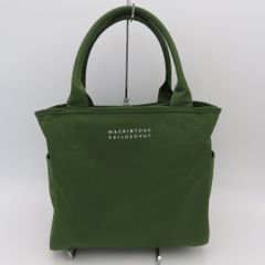 MACKINTOSH PHILOSOPHY マッキントッシュフィロソフィー キャンバストートバッグ グリーン