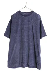 【お得なクーポン配布中!】 90s ジョセフ アブード ボーダー パイル Tシャツ メンズ XL 90年代 オールド JOSEPH ABBOUD 半袖Tシャツ サーフ タオル生地 起毛 カナダ製のサムネイル