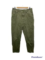 Levi's512 スリムフィット カーキ チノ カラーパンツ 赤タブ ジップフライ W16 実寸W32in 15521-1668 USA 海外輸入 古着 L10517