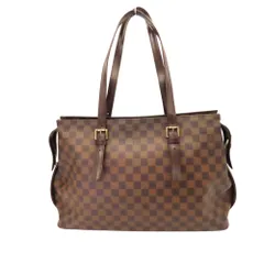 ≪値下げ≫【中古】LOUIS VUITTON ルイヴィトン N51119 チェルシー ダミエ エベヌ ショルダーバッグ トートバッグ 大容量 通勤 通学 A2300031 【無料ギフトラッピング承ります】