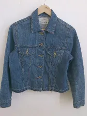 ◇ Another Edition アナザーエディション カットオフ 長袖 デニム ジャケット サイズM ブルー系 レディース P  【中古】 【1210120009442】