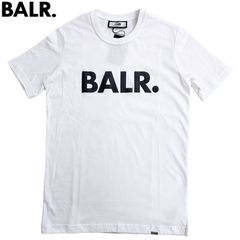新品 BALR. ボーラー 半袖 Tシャツ B1112.1048 BRAND STRAIGHT T-SHIRT 白 ホワイト S～XL 丸首 クルーネック