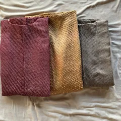 kimono jacket 絞り羽織3点おまとめ 着用可 古布　リメイク　ハンドメイド　材料　#きもの猫田T245