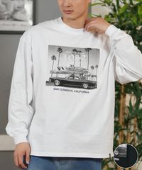 【ムラスポ公式】新品 lost ロスト 長袖 Tシャツ メンズ フロントプリント オーバーサイズ ユニセックス ムラサキスポーツ限定 L25S2205