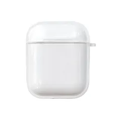 AirPods 第1世代 第2世代 クリア TPUケース ストラップ穴付き ソフトケース 柔らか 収納ケース 保護ケース カバー[定形外郵便、送料無料]mer003