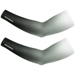 【在庫処分】[ROCKBROS] ロックブロス アームカバー アームスリーブ 腕カバー 夏 日焼け防止 UVカット 紫外線対策 冷感 クール ひんやり レディース メンズ おしゃれ 吸汗速乾 UPF50+ スポーツ用 グラデーション