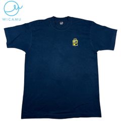 90s USA製 FRUIT OF THE LOOM BEST 黒 Tシャツ XL シングルステッチ ヴィンテージ 古着 刺繍 エンブレム カレッジ系 紋章