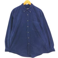 古着 00年代 エディーバウアー Eddie Bauer 長袖 ボタンダウン コーデュロイシャツ メンズL相当/eaa544363