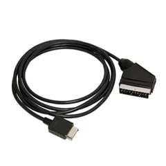 【数量限定】リアル ケーブル RGB Scartケーブルコード TVAVリード PS1 OSTENT PS2 PS3 スリムPALコンソールに対応