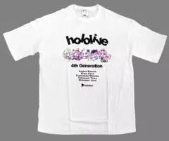 【中古】衣類 ホロライブ4期生 ビックシルエットTシャツ ホワイト Lサイズ 「バーチャルYouTuber ホロライブ×アトレ秋葉原 ホロライブ夏祭り」