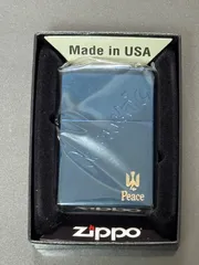 zippo ピース ブルーチタン 希少刻印 限定品 希少モデル 2017年製 Yahoo!オークション -「ブルーチタン zippo peace」(Zippo
