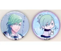 【中古】バッジ・ピンズ 美風藍 缶バッジ2個セット 「ブロッコリーくじ うたの☆プリンスさまっ♪ Ice Crystal Ver.」 D賞